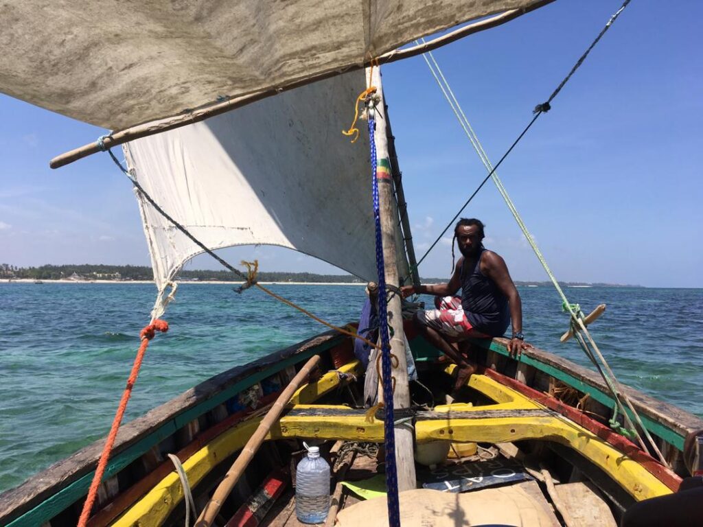 Mombasa by sailing dhow